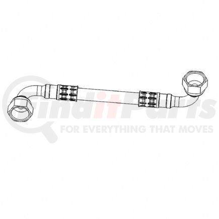 Detroit Diesel DDE-23536041 Turbocharger Coolant Return Line - S60 14L Epa07
