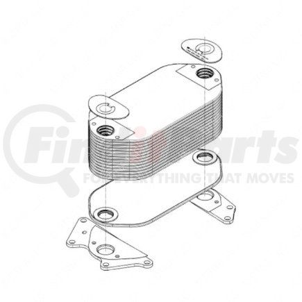 Detroit Diesel DDE-A4721800965 Engine Oil Cooler