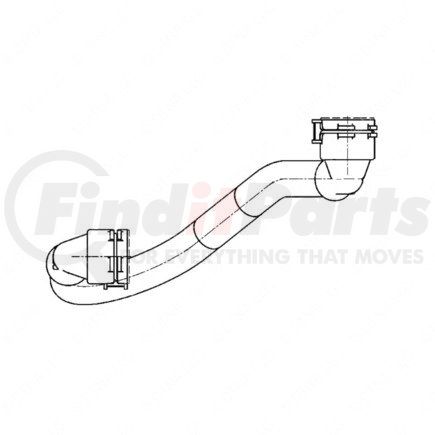 Detroit Diesel DDE-A9362032702 Engine Coolant Pipe - Supply Line
