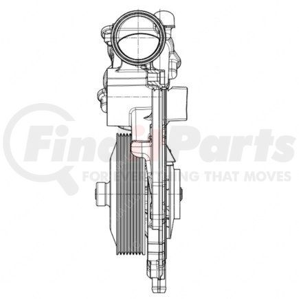 Detroit Diesel DDE-EA9362001501 COOLANT PUMP