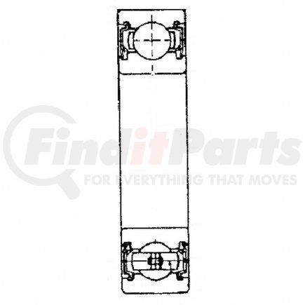 Detroit Diesel DDE-A9069810525 Ball Bearings - Groove, Radial