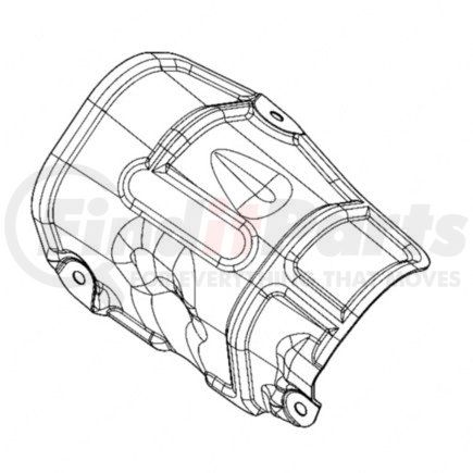 Detroit Diesel DDE-A4721401034 Turbocharger Heat Shield - Cl6 Dd15 14L Ghg14