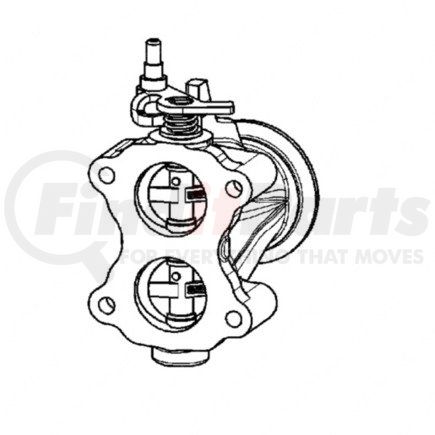 Detroit Diesel DDE-A4721401460 EXHAUST GAS RECIRCULATION VALV