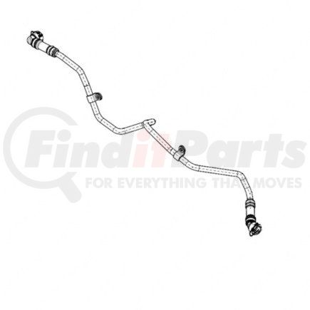 Detroit Diesel DDE-A4722004251 A/C Coolant Return Line