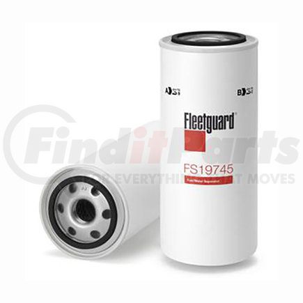 Fleetguard FS19745 Fuel Water Separator - Spin-On, 8.6 in. Height, Cim-Tek 70062