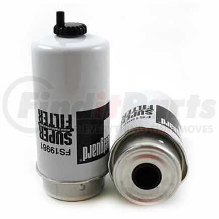 Fleetguard FS19981 Fuel Water Separator - Cartridge, 7.7 in. Height, Jcb 32925950