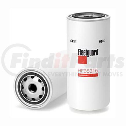 Fleetguard HF35315 Hydraulic Filter - 8.29 in. Height, 3.68 in. OD (Largest), Spin-On, Atlas Copco 1202804000