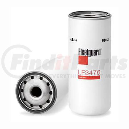 Fleetguard LF3476 Engine Oil Filter - 10.26 in. Height, 4.25 in. (Largest OD), StrataPore Media