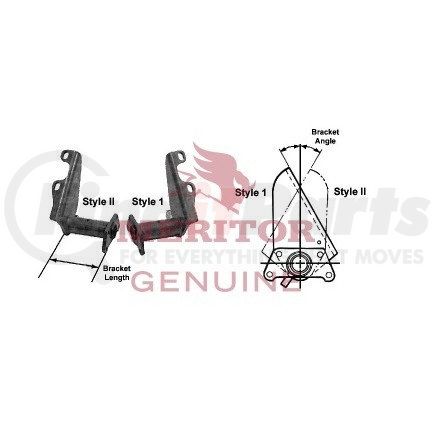 Meritor G993299P6256 CAM BRACKET