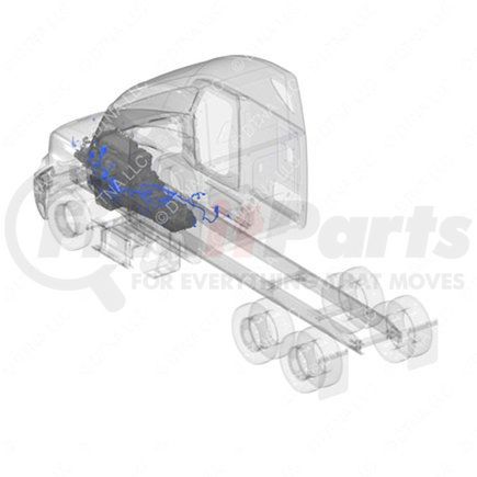 Freightliner S80-00042-900 Engine Control Wiring Harness - Engine Control System, Engine, M2, 10 / OBD16 / GHG17