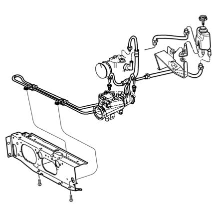 Power Steering Pump Reservoir Bracket