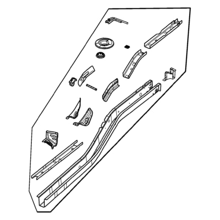 Floor Pan Reinforcement Bracket