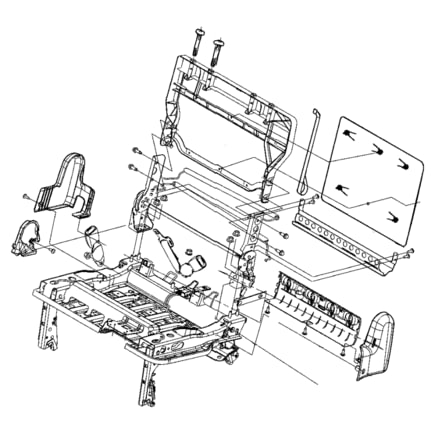 Seat Back Recliner Adjustment Mechanism Cover