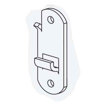 Door Lock Mounting Plate