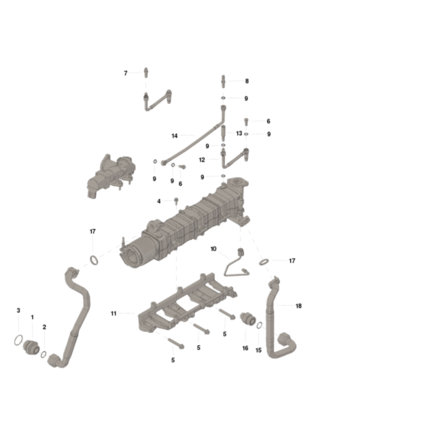 Exhaust Gas Recirculation (EGR) Tube Kit