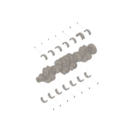 Fargo Engine Crankshaft Main Bearing Set