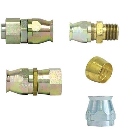A/C Compressor Discharge and Suction Fitting Assembly