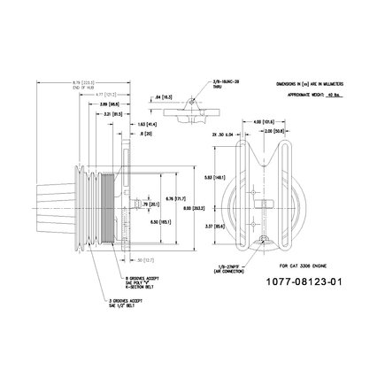 Engine Cooling Fan Clutch Pulley Bracket