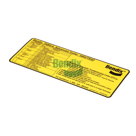 Air Brake Hose Label