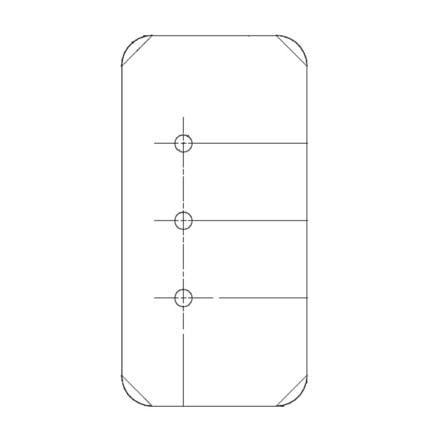 Roof Air Deflector Reinforcement Plate