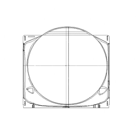 Freightliner Engine Cooling Fan Shroud