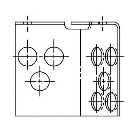 Air Brake Air Line Junction Box Bracket