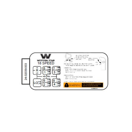 Automatic Transmission Shift Indicator Decal