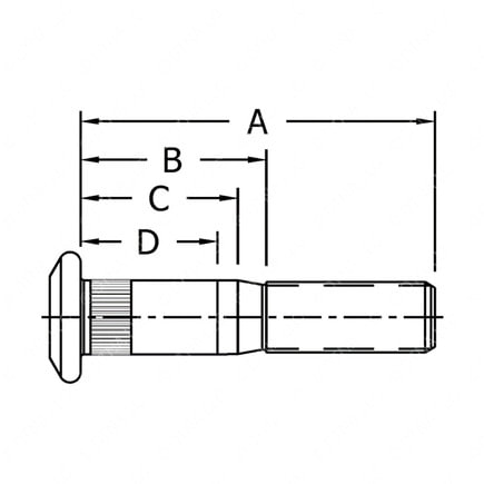 Drive Axle Wheel Hub Stud