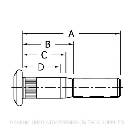 Drive Axle Wheel Hub Stud