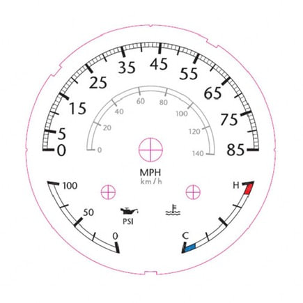 Engine Coolant Temperature Gauge