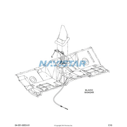 Parking Brake Cable Clip