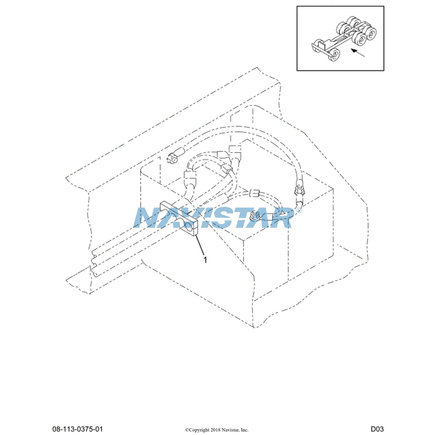 Battery Hold Down Frame