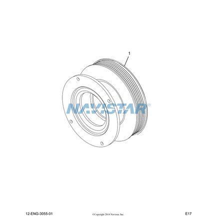 Engine Cooling Fan Clutch Pulley