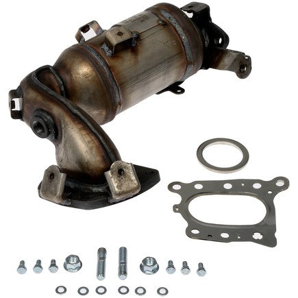 Catalytic Converter with Integrated Exhaust Manifold