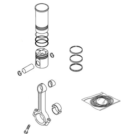 Ford Mustang II Engine Connecting Rod Bolt