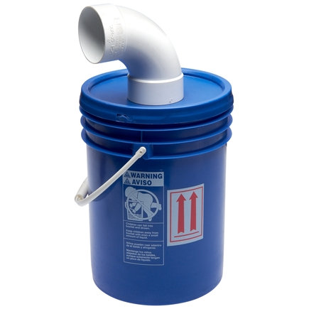 Hose and Tube Cleaning System Catcher Bucket