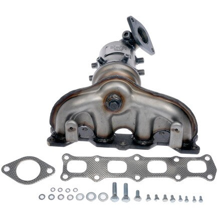 Catalytic Converter with Integrated Exhaust Manifold