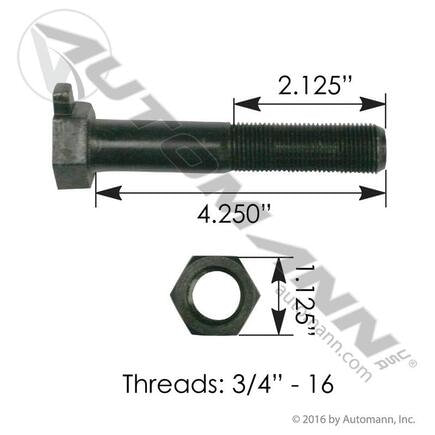 Leaf Spring Center Bolt