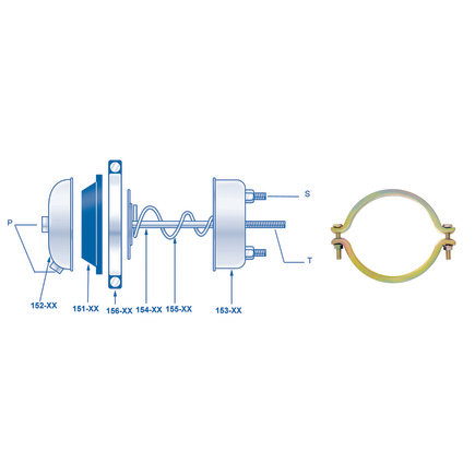 Air Brake Chamber Clamp