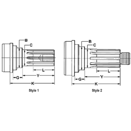 Drive Shaft Midship Stub Shaft