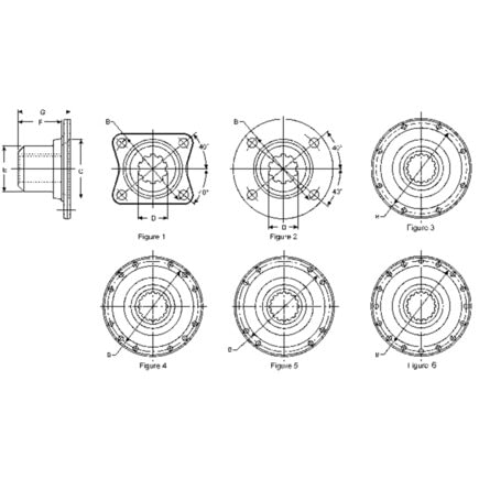 Automatic Transmission Output Shaft Flange