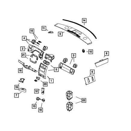 Windshield Defroster Nozzle