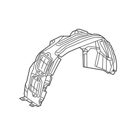 Quarter Panel Splash Shield