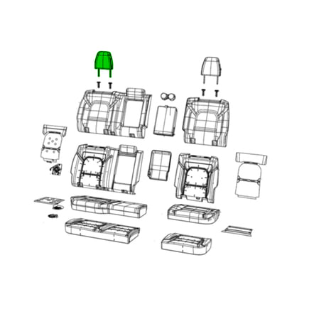 Ford Fusion Headrest
