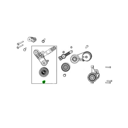 Belt Tensioner Pulley Bolt