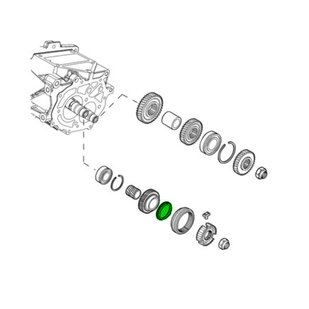 Transfer Case Shift Mode Synchronizer Blocking Ring