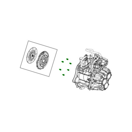 Transmission Clutch Pressure Plate Bolt