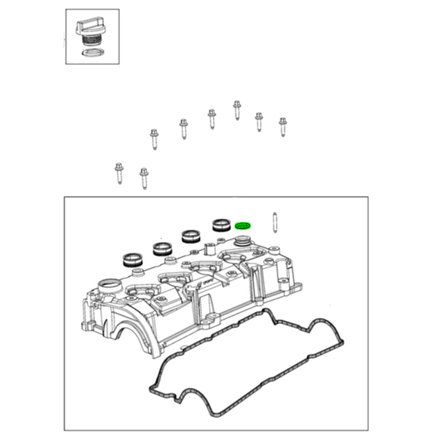 Engine Cylinder Head Cover Gasket