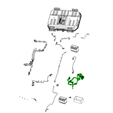 Freightliner Battery Wiring Harness