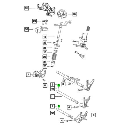 Manual Transmission Shift Rail Ball